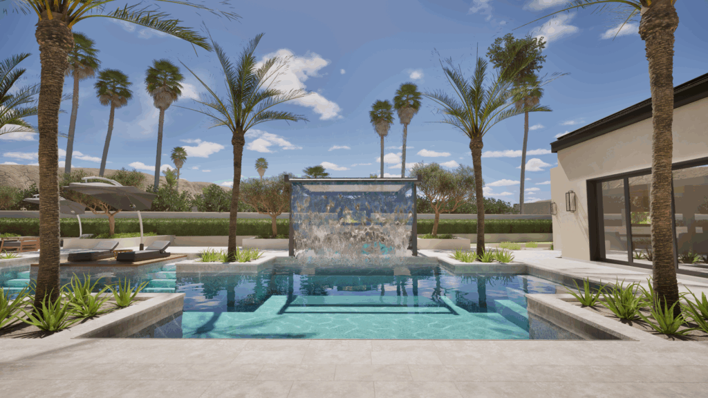 Kevin David Homes Luxury Water Feature Mockingbird Lane, Paradise Valley, AZ